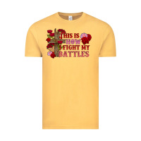 Vintage Mustard This is how i fight my battles Valentine's Day Vintage Tee - FaDigitalArtStudio