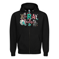 Black x ray tech Zipper Hoodie - AdoDesignShop