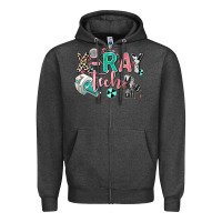 Charcoal Heather x ray tech Zipper Hoodie - AdoDesignShop