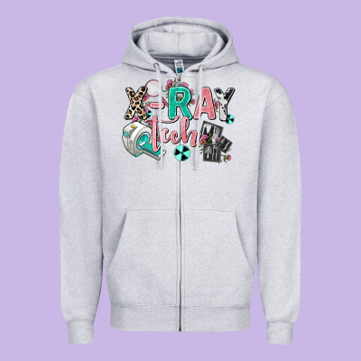 X Ray Tech Zipper Hoodie Designed By Adodesignshop