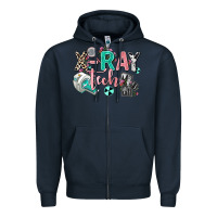 Navy x ray tech Zipper Hoodie - AdoDesignShop
