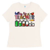 Bone Battery life of a Teacher Ladies Tee - CowGirlArtShop