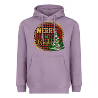 Lavender merry and bright christmas tree Heavyweight Hoodie - AdoDesignShop