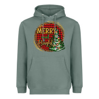 Sage merry and bright christmas tree Heavyweight Hoodie - AdoDesignShop