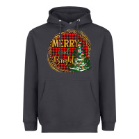 Smoke merry and bright christmas tree Heavyweight Hoodie - AdoDesignShop