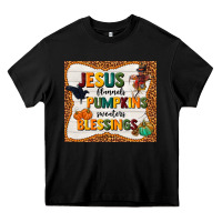 Black jesus flannel's pumpkins blessings Heavy Core Tee - TumblerDesignByShophia