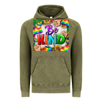 Vintage Olive Western Be Kind LGBTQ Tumbler Vintage Hoodie - BundleAndBundleShop