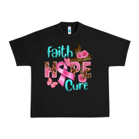 Black Faith hope cure Breast Cancer Urban Heavy Tee - FaDigitalArtStudio