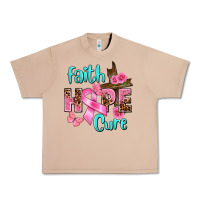 Burro Faith hope cure Breast Cancer Urban Heavy Tee - FaDigitalArtStudio