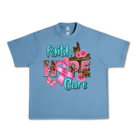 Pebble Blue Faith hope cure Breast Cancer Urban Heavy Tee - FaDigitalArtStudio