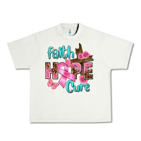 Pistachio Faith hope cure Breast Cancer Urban Heavy Tee - FaDigitalArtStudio