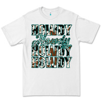 White Howdy Cowhide Turquoise Premium Tee - Jasminsmagicworld