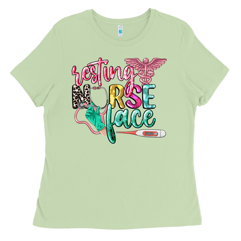 Resting Nurse Face Ladies Tee by CowGirlArtShop | Teevron