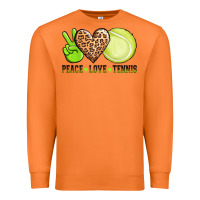 Carrot peace love tennis Premium Sweatshirt - AdoDesignShop
