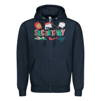 Navy secretary Zipper Hoodie - AdoDesignShop
