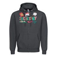 Smoke secretary Zipper Hoodie - AdoDesignShop