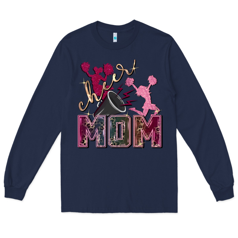 Cheer Mom Long Sleeve Tee by FaDigitalArtStudio | Teevron