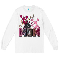 White cheer mom Long Sleeve Tee - FaDigitalArtStudio