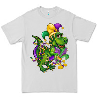 Dove Grey mardi gras trex Premium Tee - CowGirlArtShop