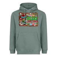 Sage merry christmas western boots Heavyweight Hoodie - AdoDesignShop
