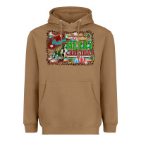 Toasted Coconut merry christmas western boots Heavyweight Hoodie - AdoDesignShop