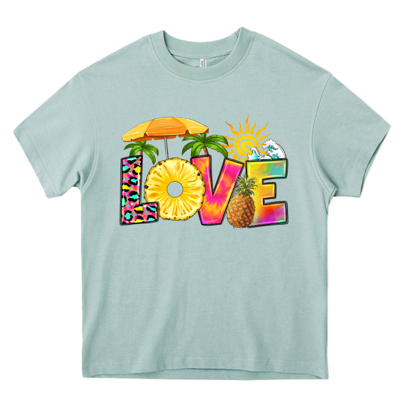 Love Pineapple Heavy Core Tee by RanaPortraitStore | Teevron