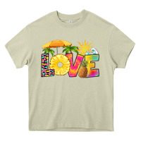 Mossy love pineapple Heavy Core Tee - RanaPortraitStore