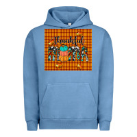 Pigment Pebble Blue thankful tumbler Urban Hoodie - JahusDesignShop