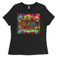 Black Be kind Ladies Tee - CowGirlArtShop