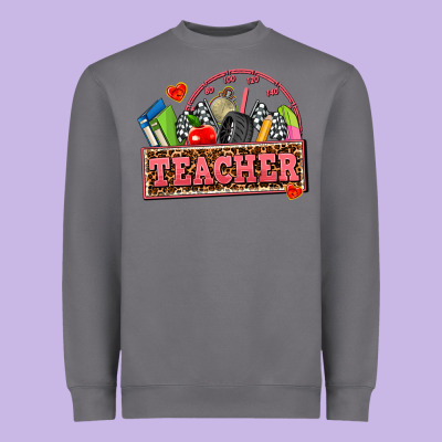 Race Teacher Heavyweight Sweatshirt Designed By Adodesignshop