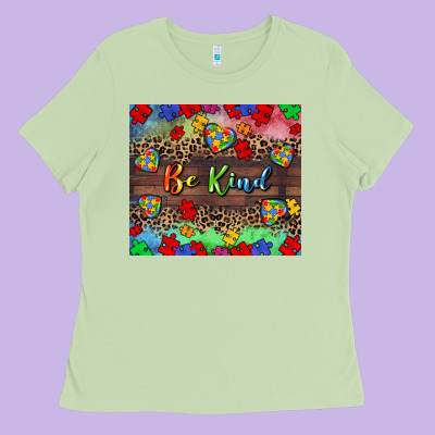 Be Kind Ladies Tee Designed By Cowgirlartshop