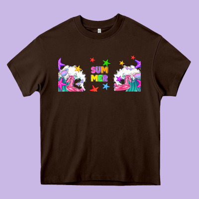 Summer Heavy Core Tee Designed By Tumblerdesignbyshophia
