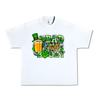 White St. Patrick's Bad and boozy Urban Heavy Tee - OliviaCreatesArt