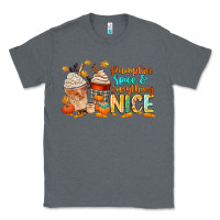 Charcoal Heather pumpkin spice and everything nice Classic Tee - CowGirlArtShop