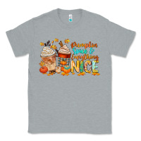 Heather Grey pumpkin spice and everything nice Classic Tee - CowGirlArtShop