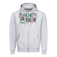 Heather Grey teacher assistant Zipper Hoodie - AdoDesignShop