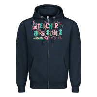 Navy teacher assistant Zipper Hoodie - AdoDesignShop