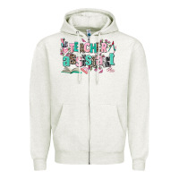 Oatmeal Heather teacher assistant Zipper Hoodie - AdoDesignShop