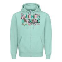 Seafoam teacher assistant Zipper Hoodie - AdoDesignShop