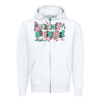 White teacher assistant Zipper Hoodie - AdoDesignShop