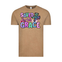 Vintage Coffee Easter Day Saved by his grace Vintage Tee - OliviaCreatesArt