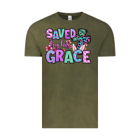 Vintage Olive Easter Day Saved by his grace Vintage Tee - OliviaCreatesArt