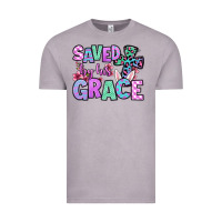 Vintage Zinc Easter Day Saved by his grace Vintage Tee - OliviaCreatesArt