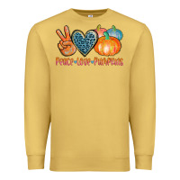 Peace Love Pumpkins Premium Sweatshirt | Teevron