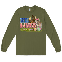 Army Green he lives easter Long Sleeve Tee - FaDigitalArtStudio