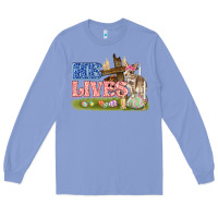 Colony Blue he lives easter Long Sleeve Tee - FaDigitalArtStudio
