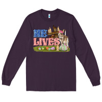 Plum he lives easter Long Sleeve Tee - FaDigitalArtStudio