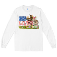 White he lives easter Long Sleeve Tee - FaDigitalArtStudio