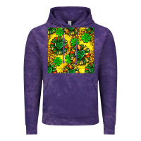 Cloud Purple St. Patrick's sunflower seamless pattern Vintage Hoodie - BundleAndBundleShop