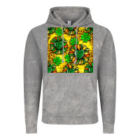 Cloud Rock St. Patrick's sunflower seamless pattern Vintage Hoodie - BundleAndBundleShop